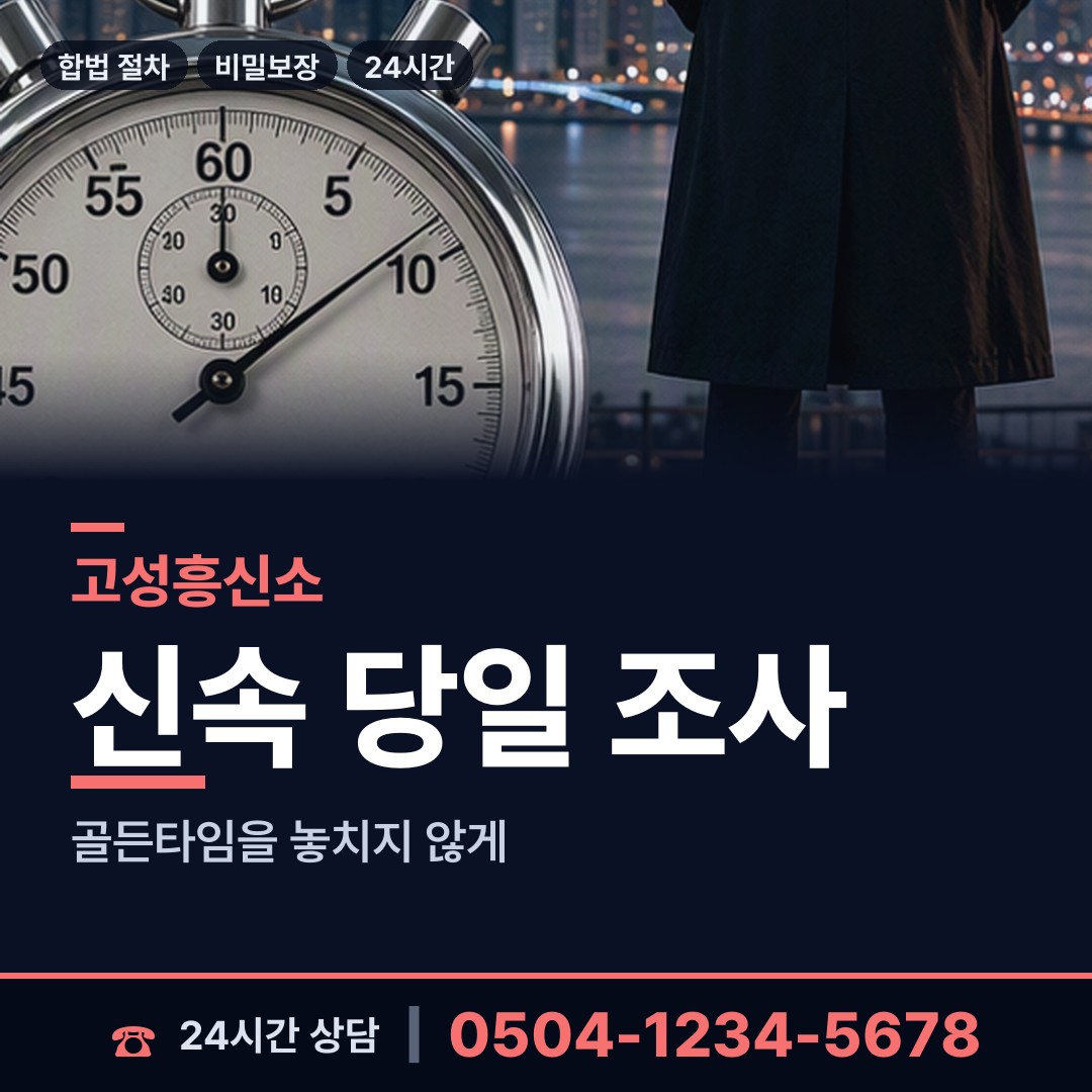 고성 거류면 기업탐정 상담 안내